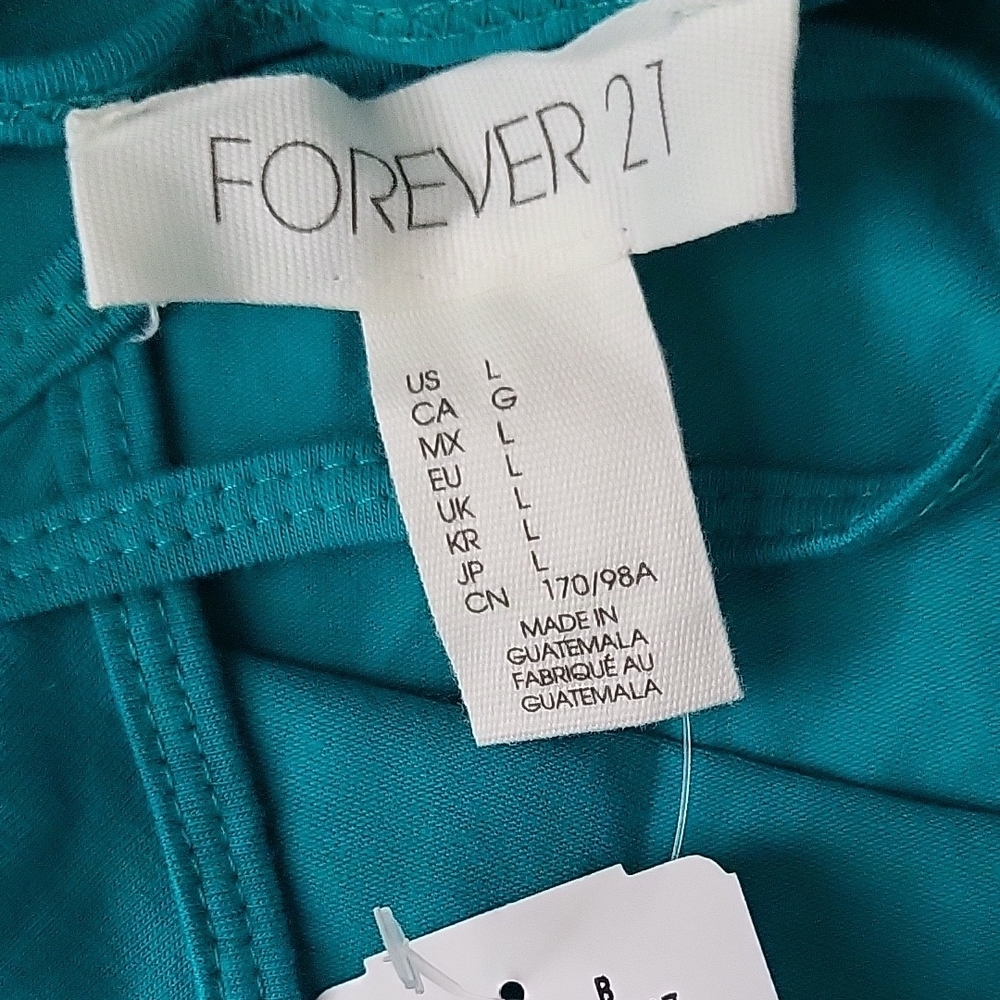 Forever 21 Teal Camisole Top - Picture 2 of 3